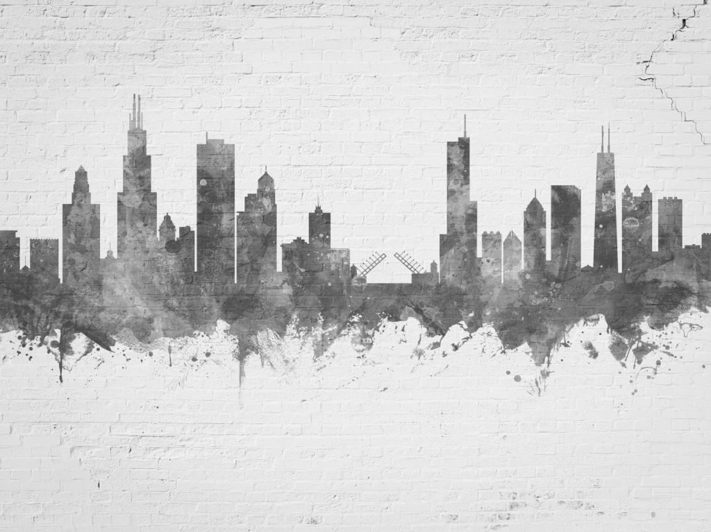 Akwarela panorama, Chicago