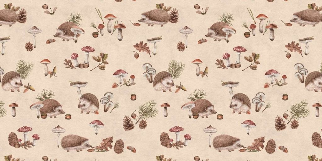 Happy Hedgehog - Beige - 120