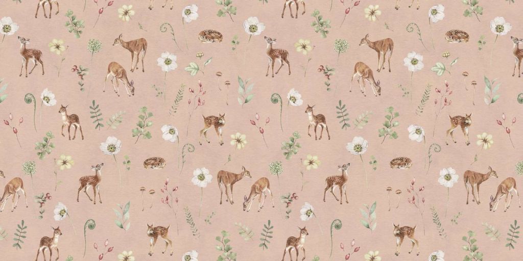 Dancing Deer - Pink - 120