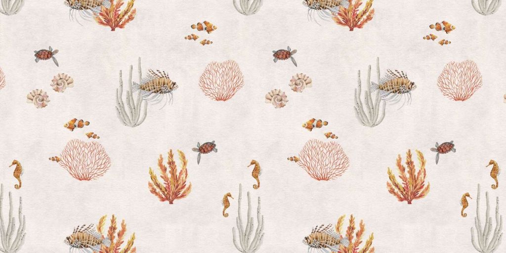 Coral Garden - White - 120